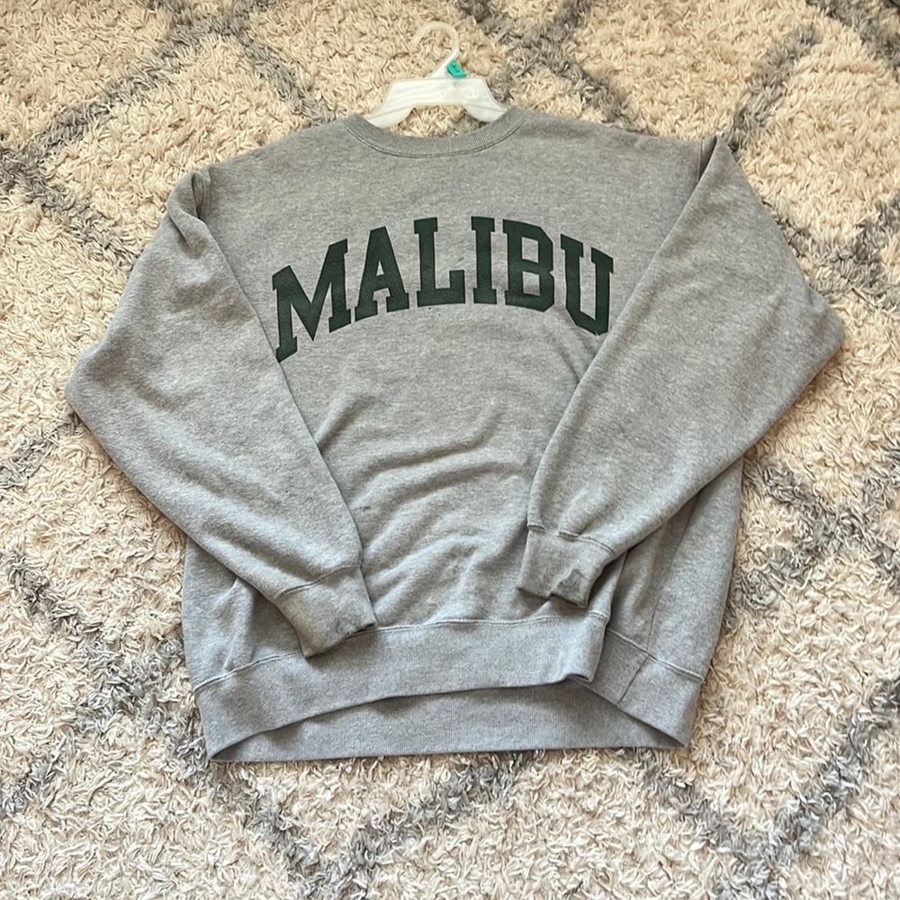Brandy Melville oversized Malibu crewneck
